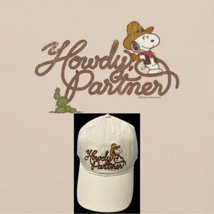 Snoopy Howdy Partner Hat